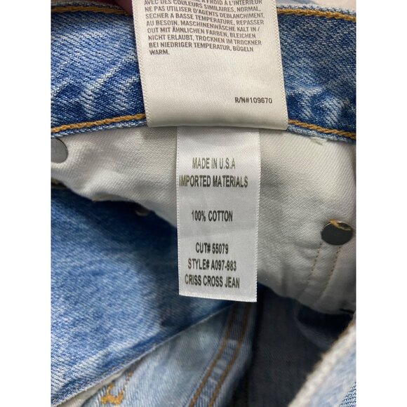 Agolde Criss Cross Upsized Suburbia Jean-sz 25 - Picture 9 of 11